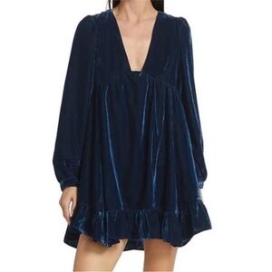 Free People Estella Velvet Mini